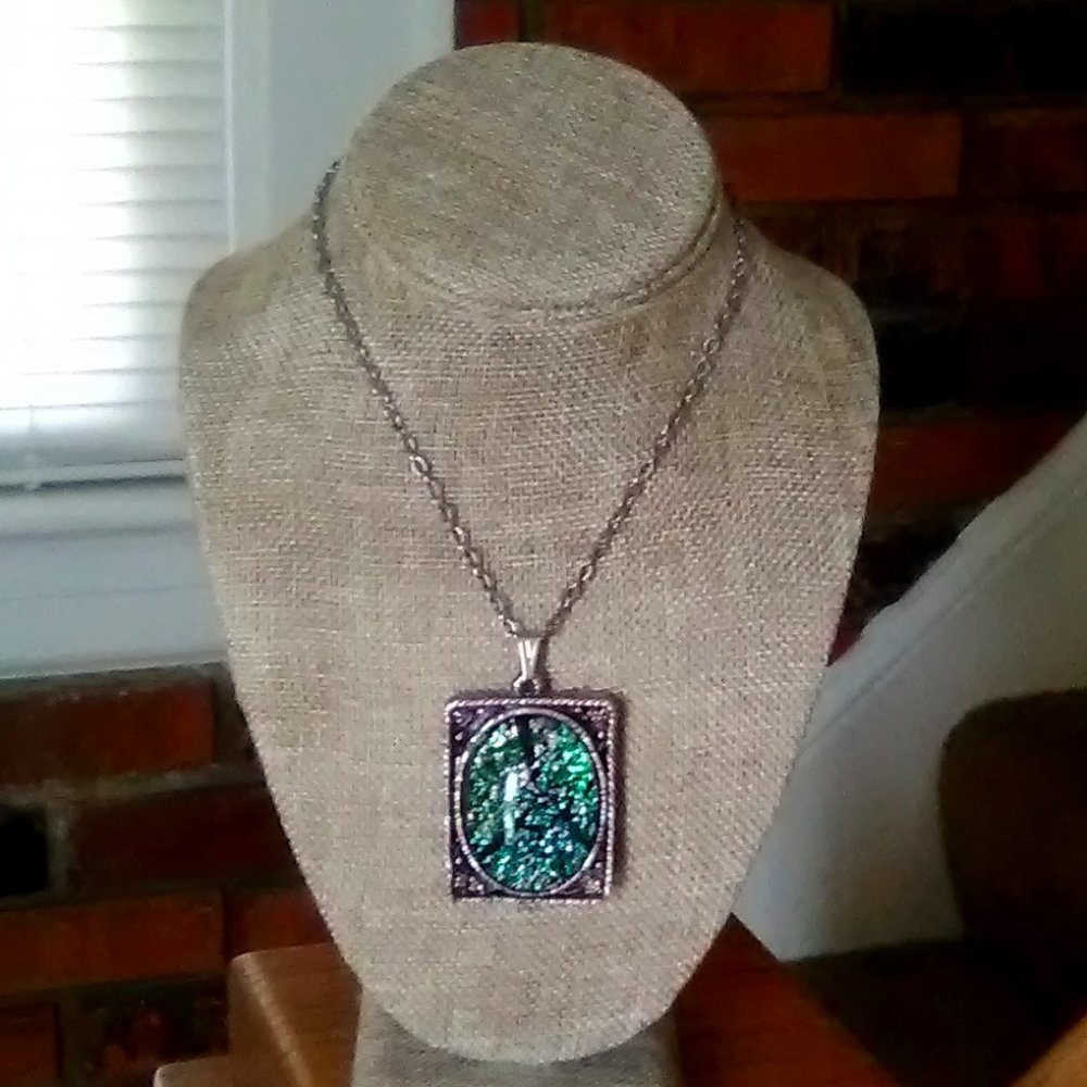 Mirror Pendant/B+G